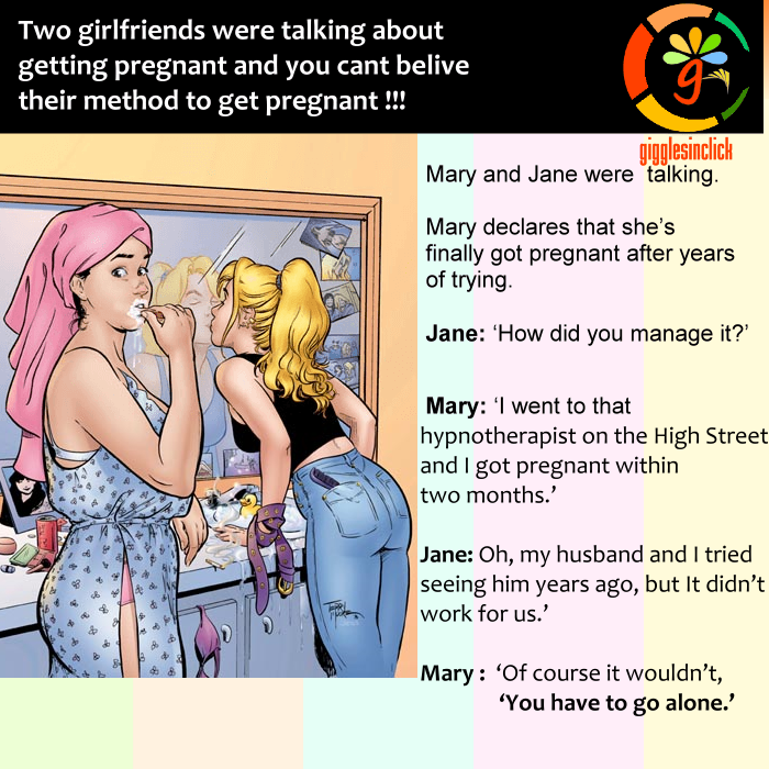 girlfriends, jokes, pregnant, funny images, giggles, gigglesinclick