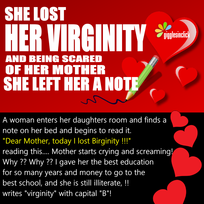 lost virginity, virginity, mother, note, bedroom, bed, cry, giggles, gigglesinclick.com, jokes, lol, funny images