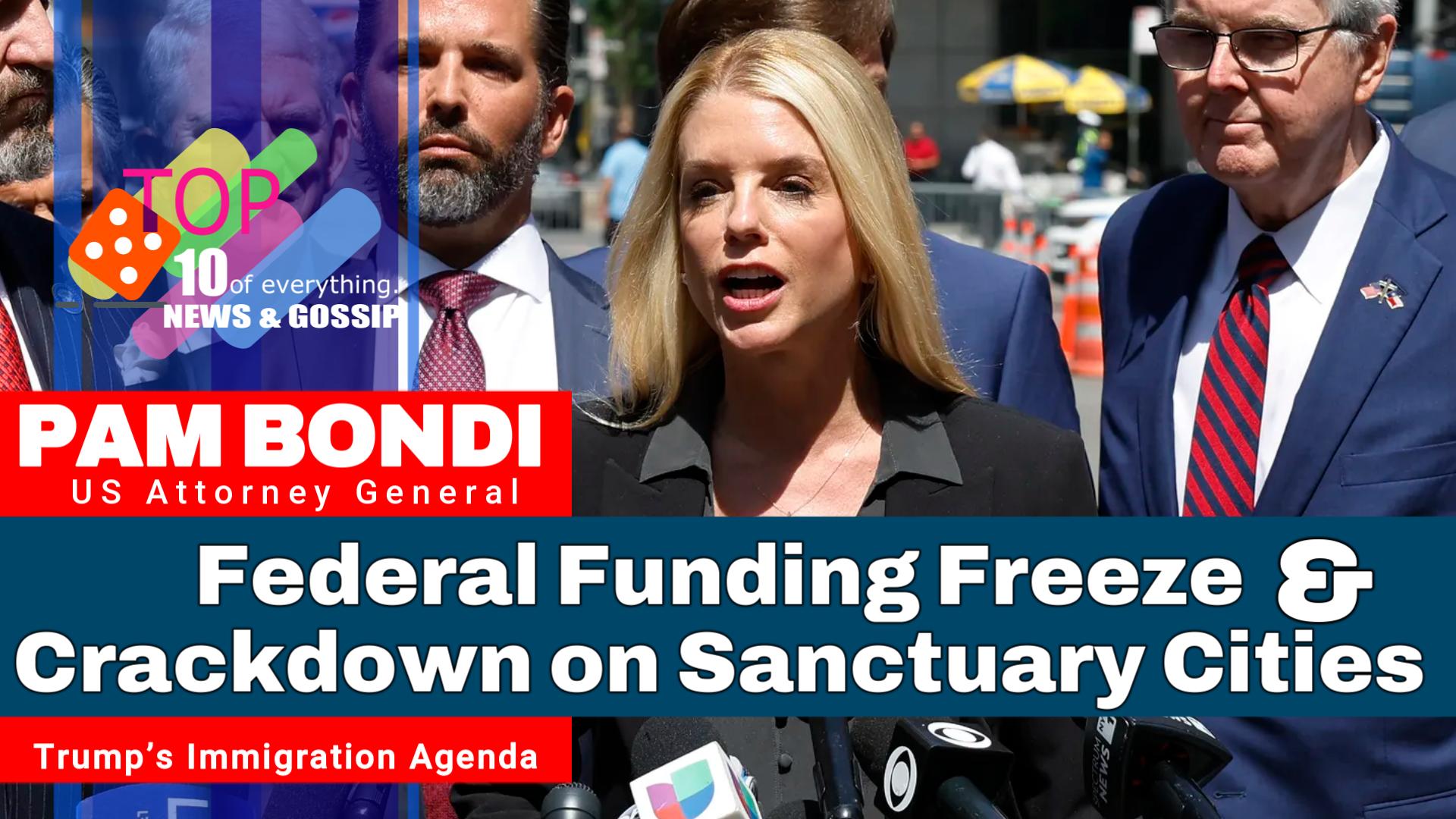 Pam Bondi's Justice Department: Federal Funding Freeze and Crackdown on ...
